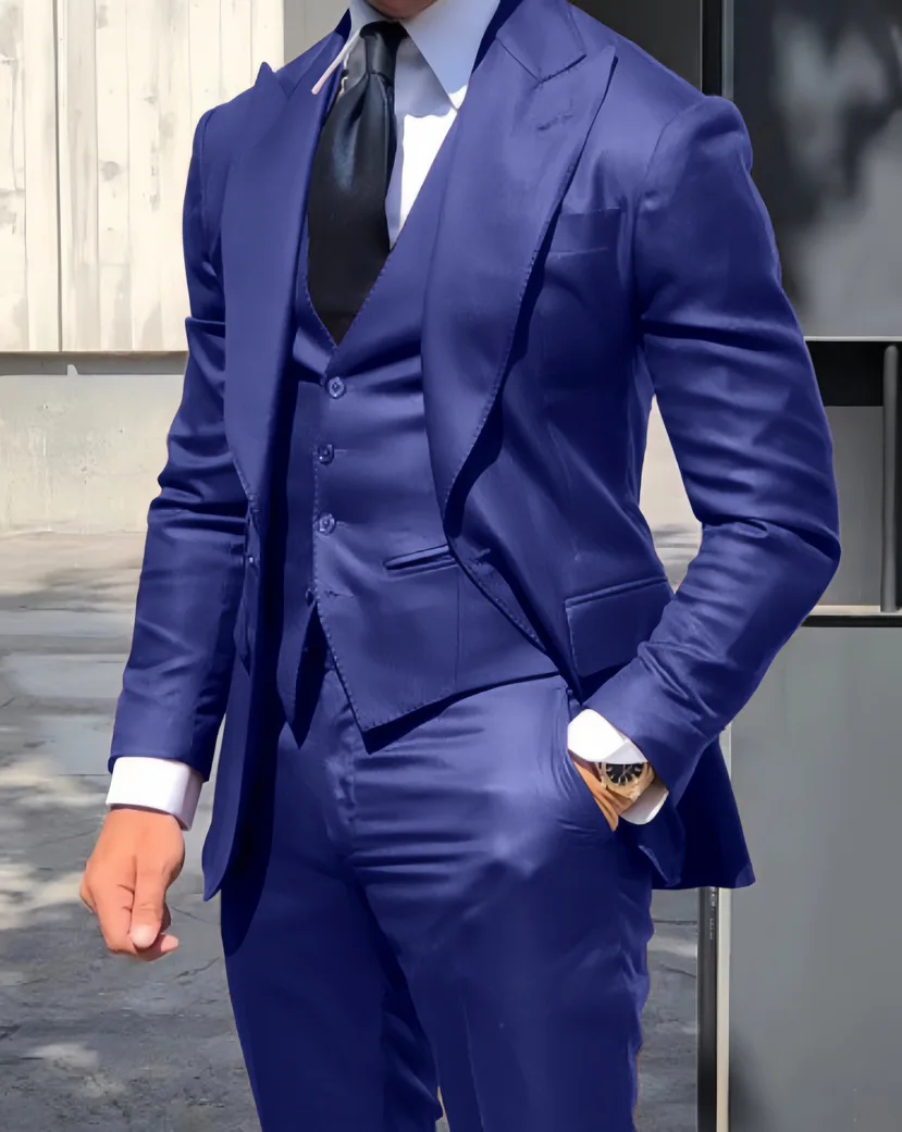 Plus Size Business Men's Three-piece Business Suit