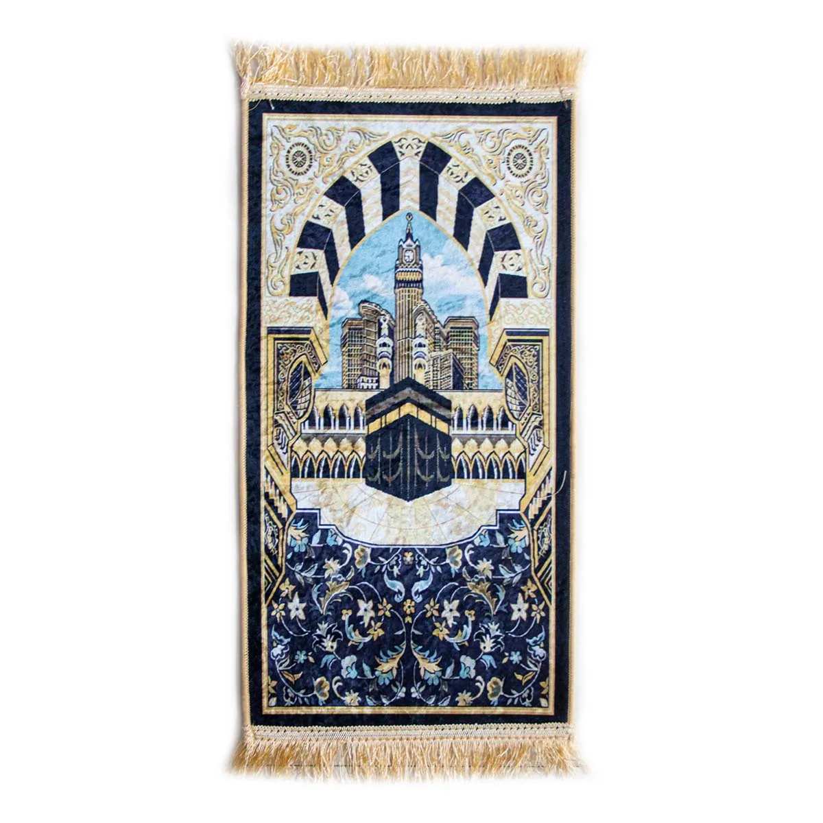 Premium Mini Smart Madinah Travel Prayer Rug Mat Thick Ramadan Rug Mat for Muslim Small Smart Mini Prayer Mat