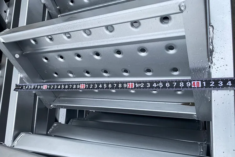 Q235 Material Scaffolding Style Ladder Scaffold Stairs Step Ladders for Building Construction Includes Frames and Planks