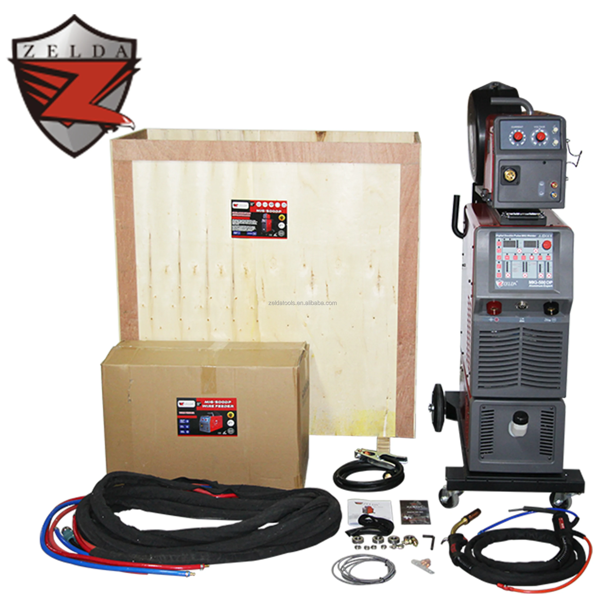 Wholesale MIG-500DP Overheat protection 380V 500amp Soldadora Inverter Dual Pulse IGBT MIG Welding Machine