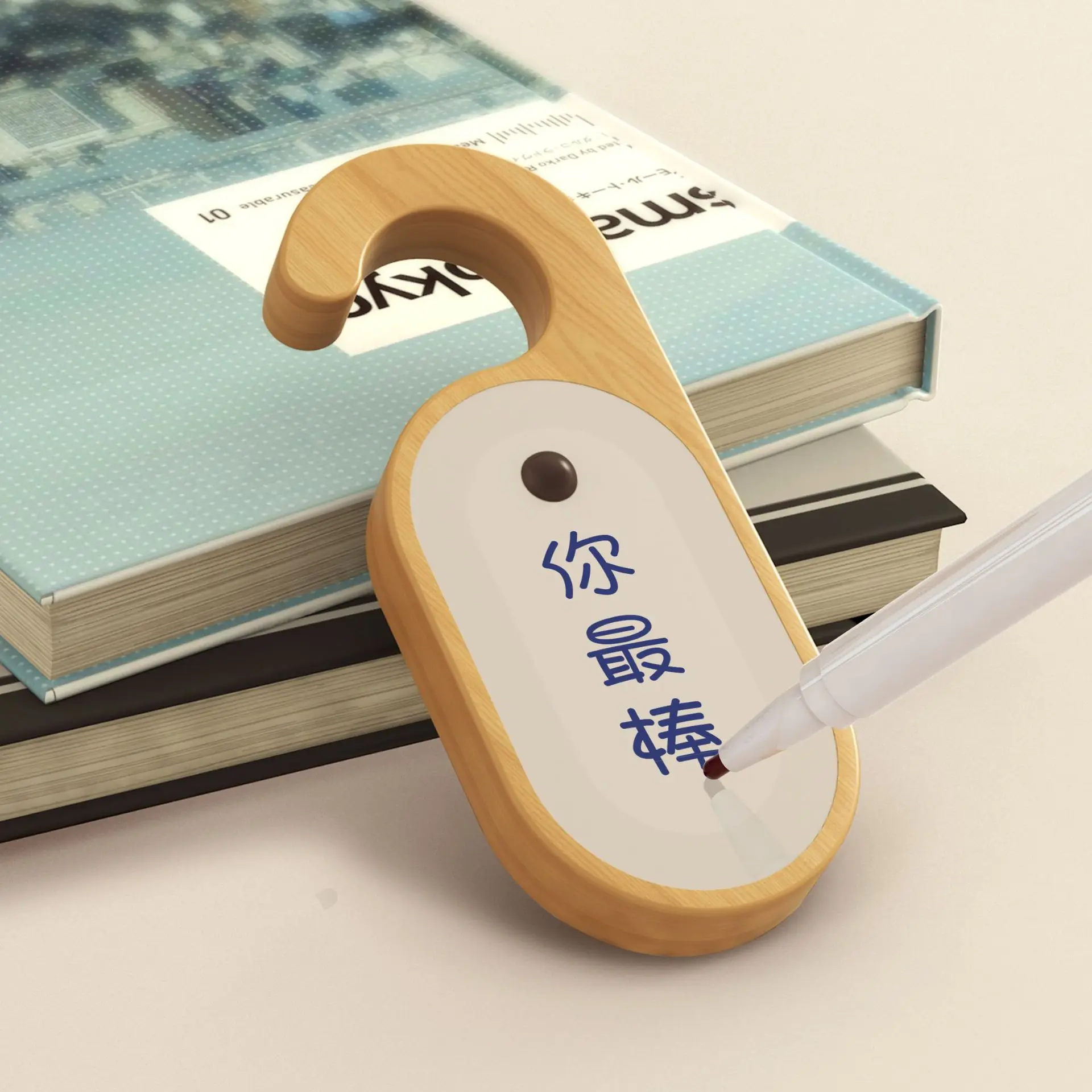 Перезаряжаемый USB-датчик движения ночник подвесная Интеллектуальная Индукционная лампа с двумя режимами и памятной платой для двери дома