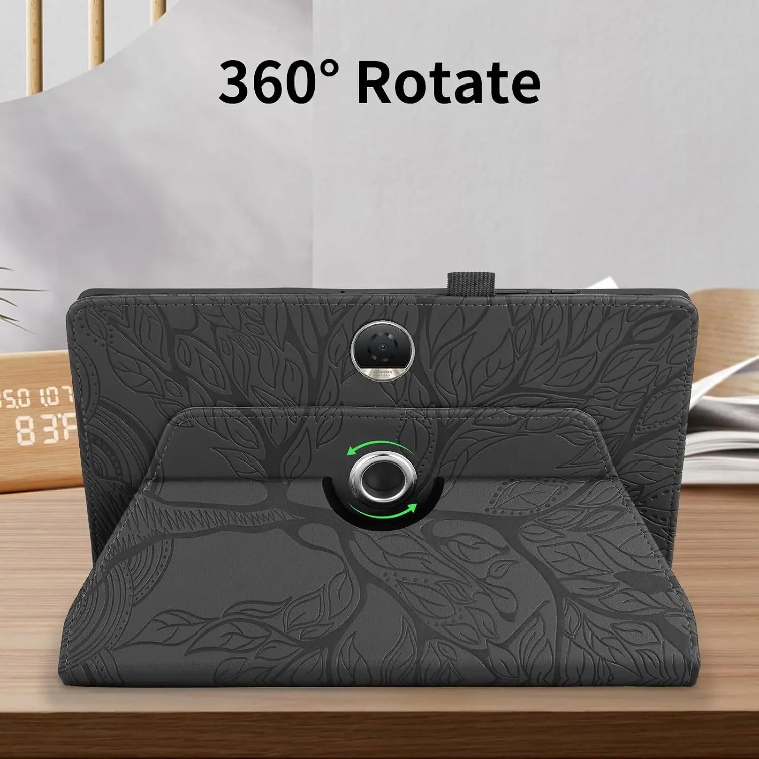 product hot sale factory wholesale rotary tablet case for honor pad 9 12 inch 2023 premium pu leather split case laudtec-29