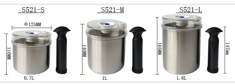 6 Contenitori In Acciaio Inox 1000 Ml Con Coperchio Ermetico – Impilabili, Per Alimenti E Congelatore, Lavabili