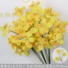 Elegante orquídea Vanda amarilla de 3 cabezas