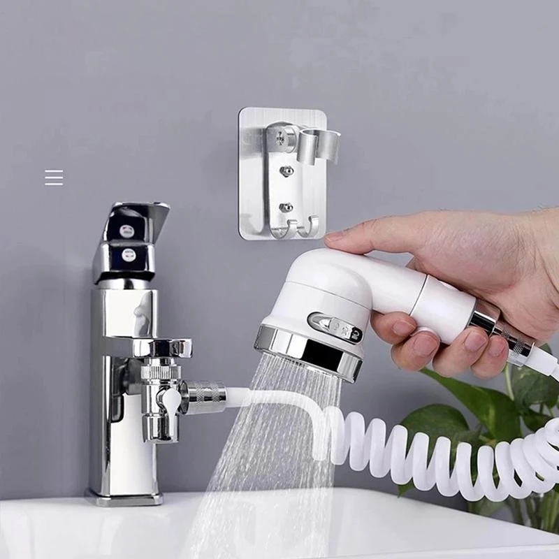 3 Modes Adjustable Wash Face Basin Faucet External Shower Handheld