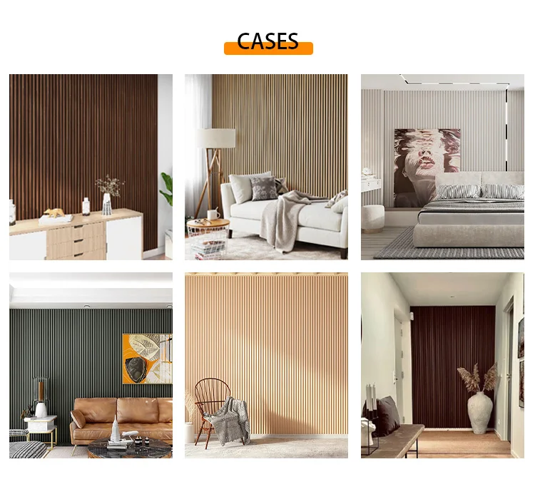 New Design Bamboo WPC Wall Panel Moisture-Proof Fire Retardant Waterproof Eco-Friendly Customized Color and Sizes for Indoor Outdoor Use