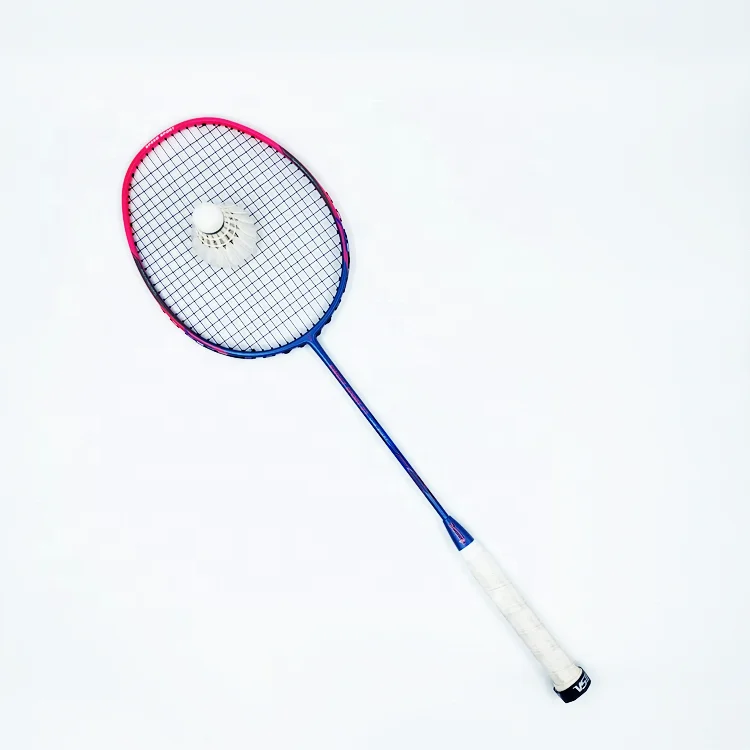 Professional Shuttlecock Racquet Grip 5U Light Full Carbon Fiber with Nylon String Top Quality for Professional Player