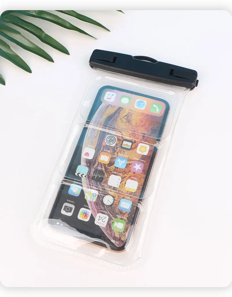 2021 New Design Transparent Underwater Touch Screen And Take Pictures TPU Waterproof Phone Bag