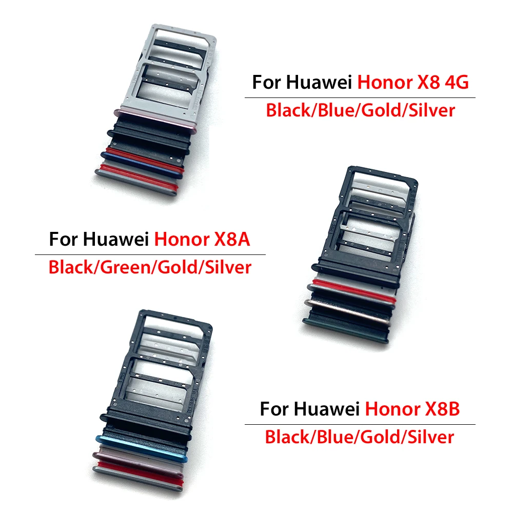 Tiroir SIM Rouge Pour Huawei Honor 8A - Pièce De Rechange Neuve OEM