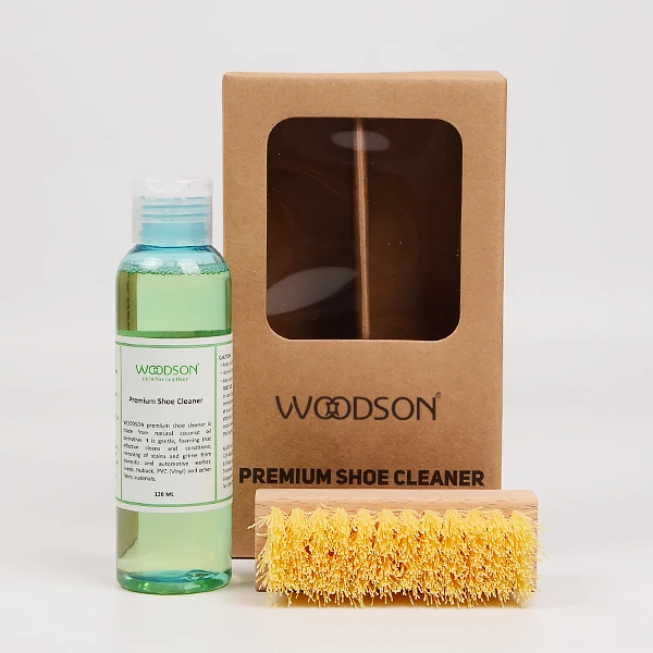 WOODSON Factory Directly 200 ml Sneaker Shoe Cleaner Kit Shoe Fabric Cleaning Liquid Remove Stains With PP Brush