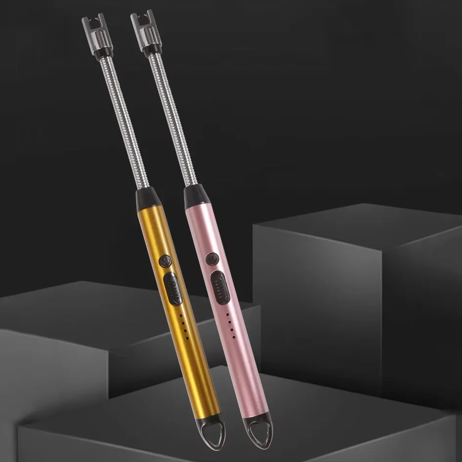 Luxury Electric Candle Lighter with LED Display Fast Charging Rechargeable Executive Gift for Boss or Client