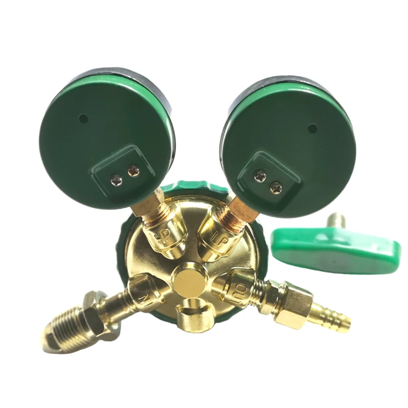 Ningbo Made Oxygen Regulator With Flow Meter Oxygen Pressure Regulator With Gauge for Welded Parts
