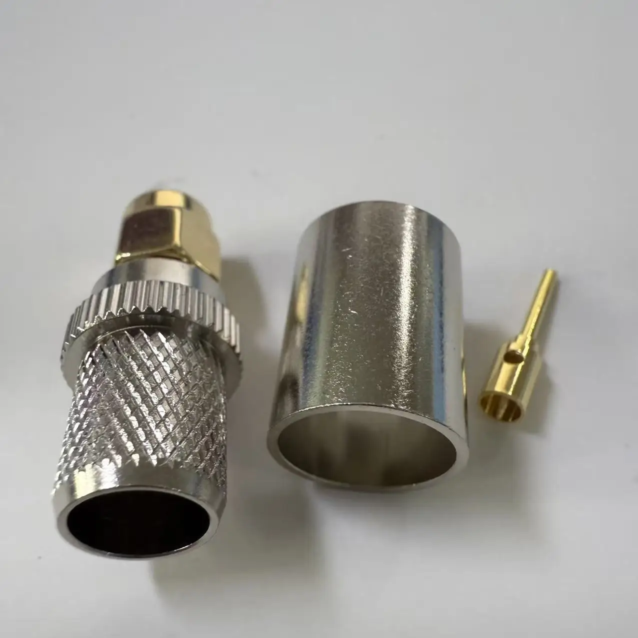 product factory price rp sma c j7 coaxial connector rp sma male connector crimp 400 rg8 rg213 cable communication-3