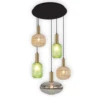 green, amber and mirrored smoke glass