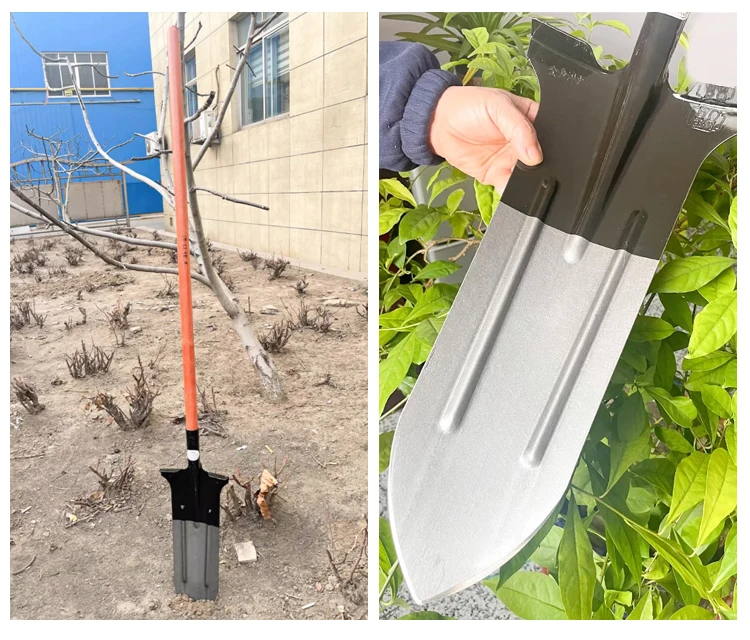 product one stop service oemodm farm spade carbon steel shovel garden farming shovel with   handle for garden-7