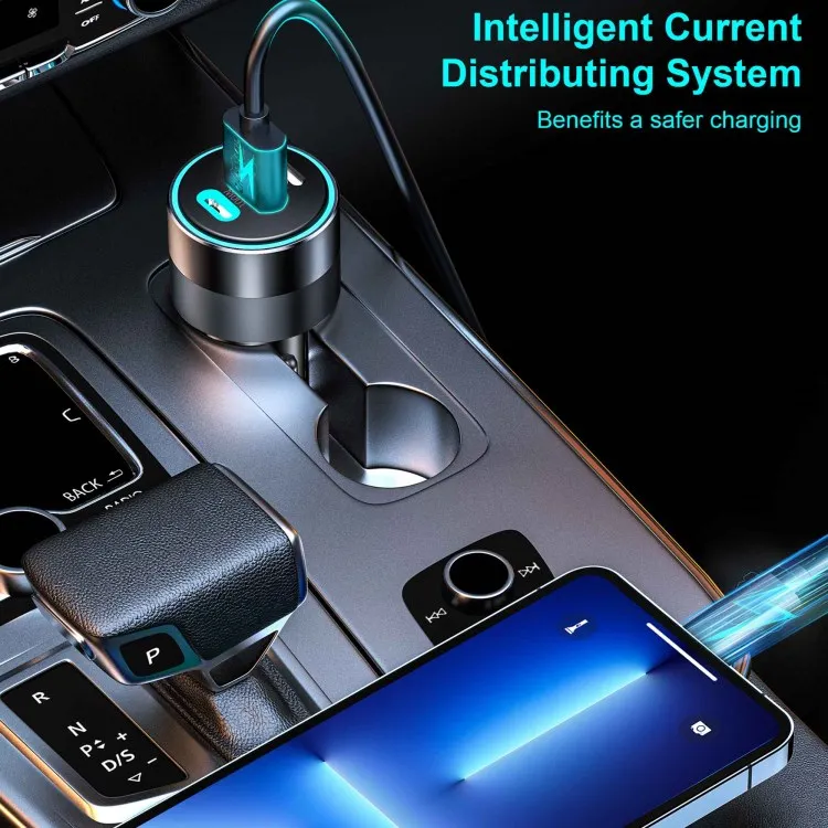 CHOETECH TC0011 130W Dual Type-C Port Car Charger Price in Pakistan | Fonepro