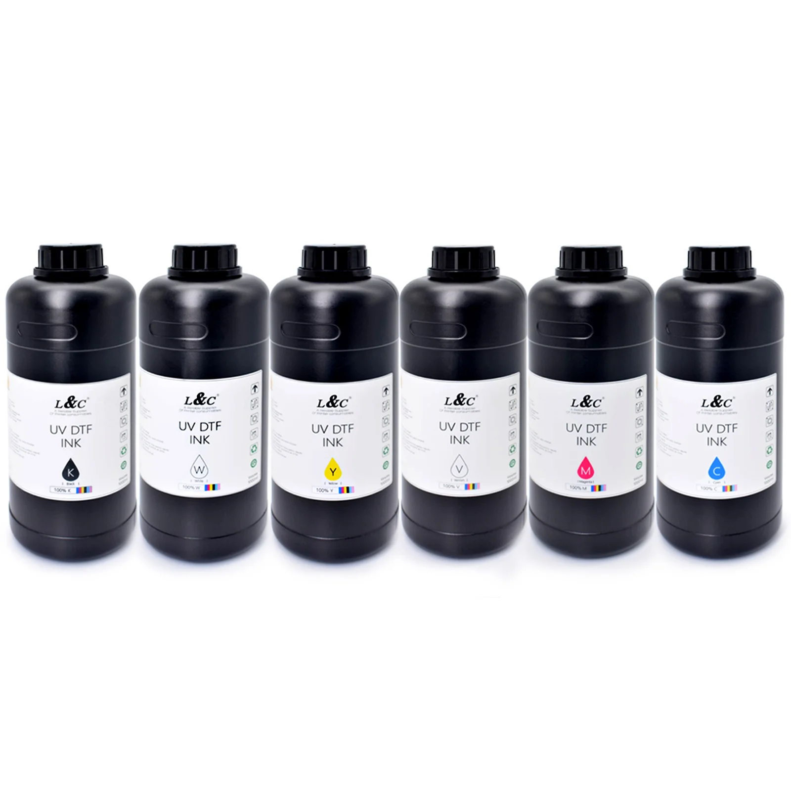 Premium Textile Printing Inks AB UV Dtf  Film UV Dtf Ink for Epson Printer 1390 I3200 Dx5 Dx7 TX800 XP600 Uv Dtf Printer I3200
