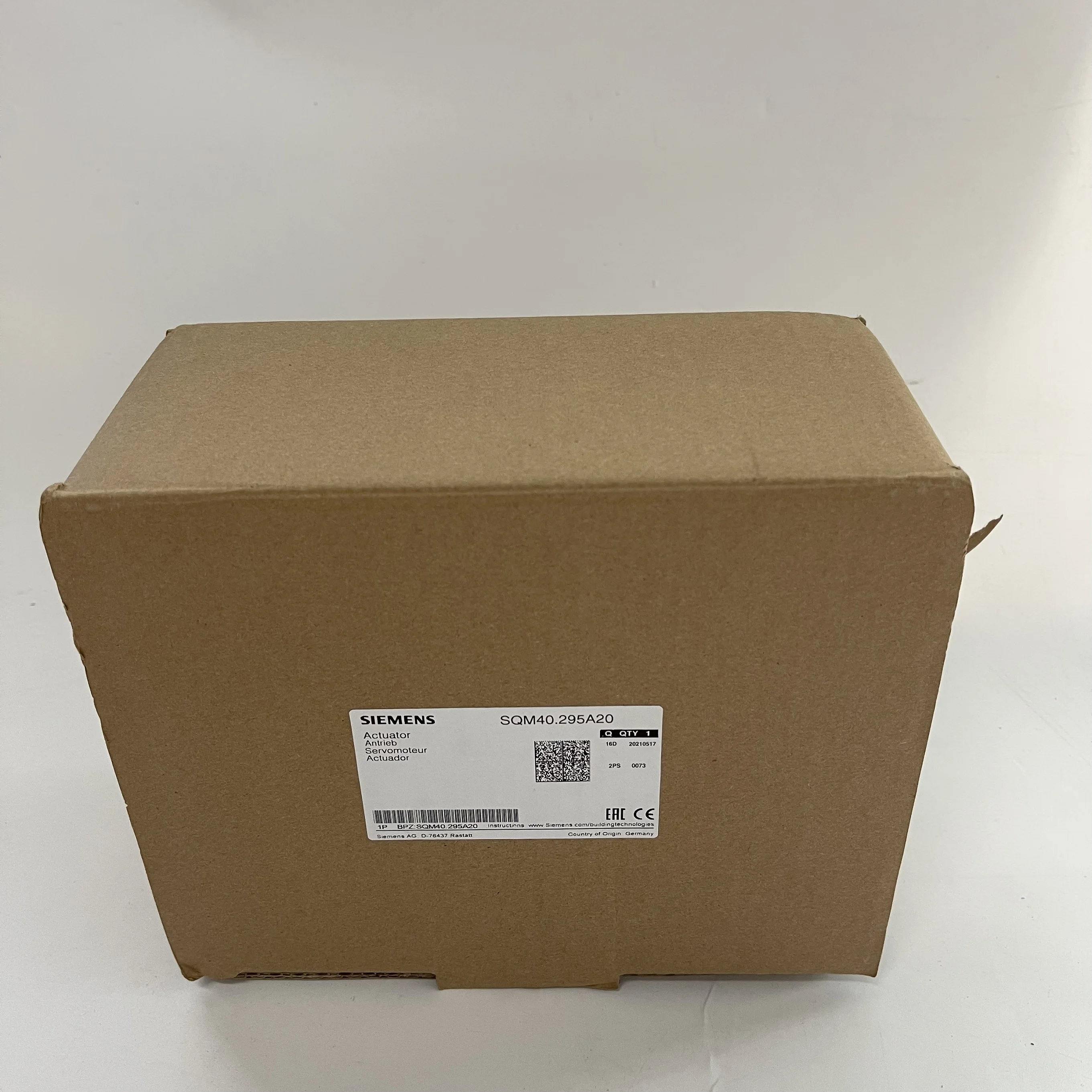 Siemens Actuator SQM40.295A20 Siemens Actuator SQM40.295A20