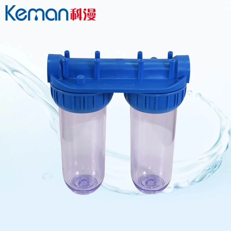 Double clear Water Filter Machine with 2 X 10 Filter Housings