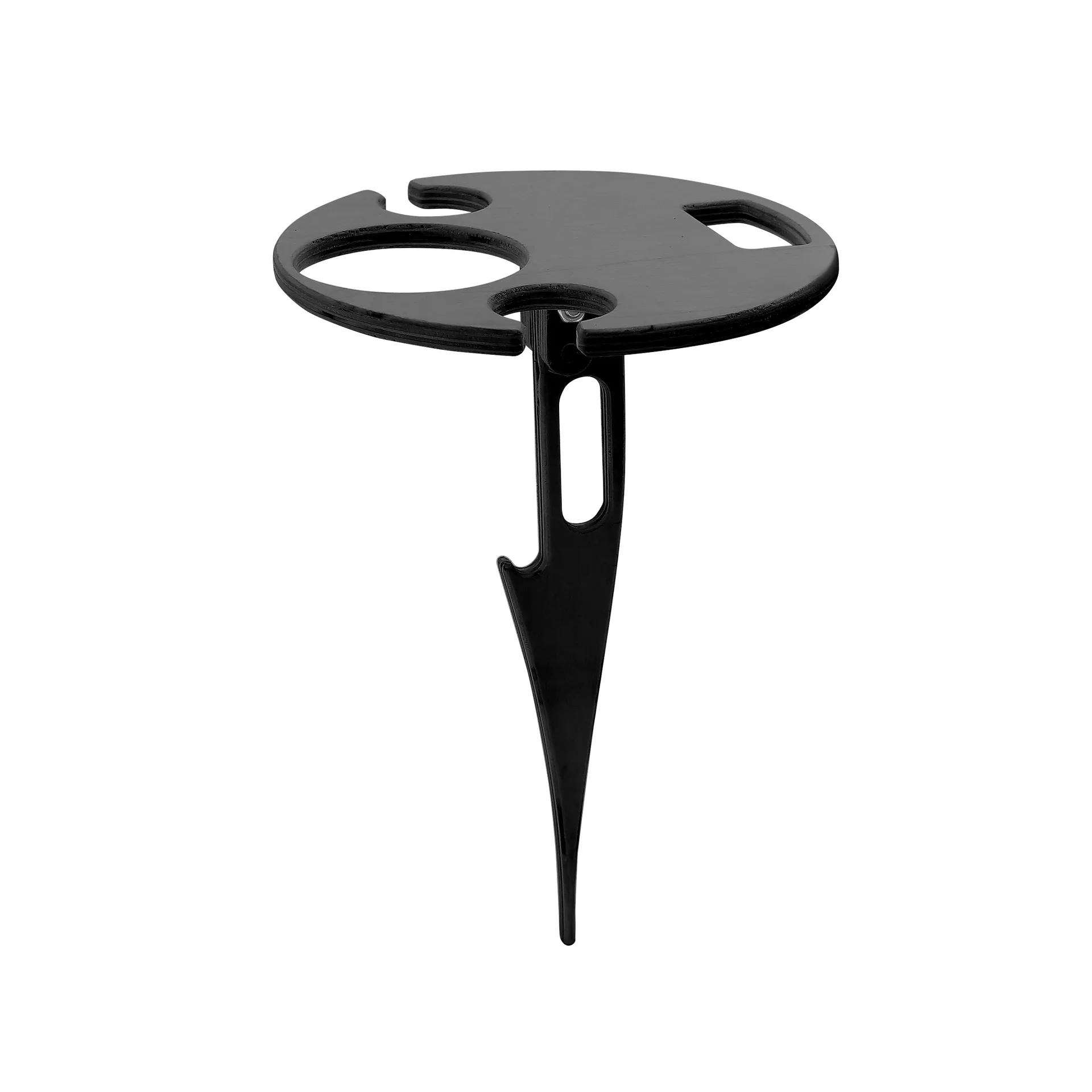 Outdoor Foldable Portable Wine Cup Holder Rack Tables Goblet Shelf