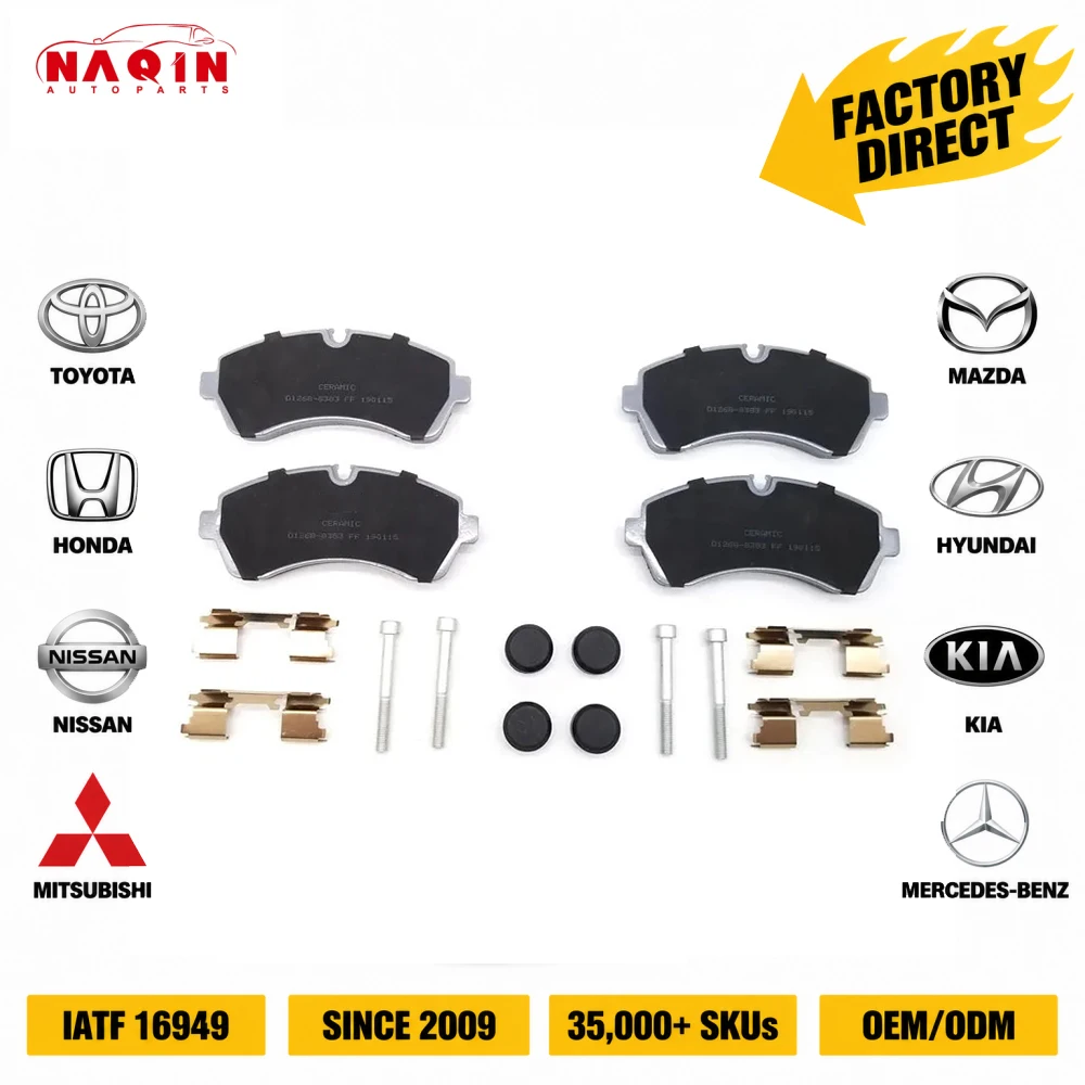 Wholesale Car Rear Brake Parts D2118 MD2118M Disc Brake Pads Strip for Toyota Corolla Chevrolet Honda Civic Mitsubishi Subaru