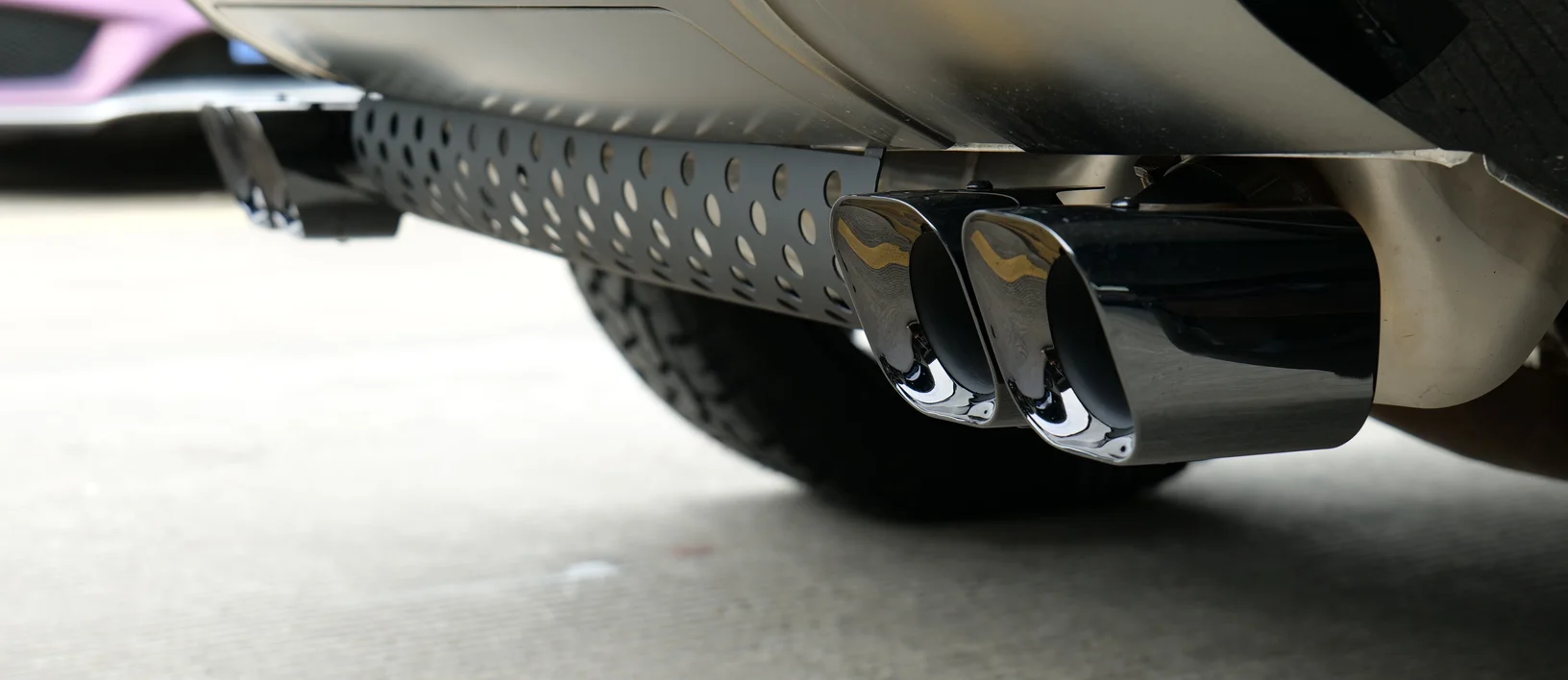 New Defender Car Ecterior Accessories Square Exhuast Pipe For Land