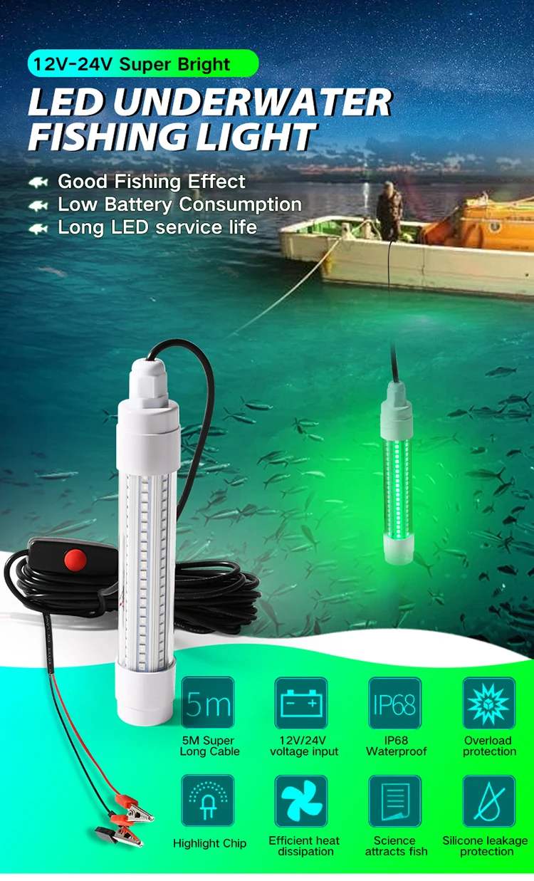 Decoy Catcher Led Fish Trap Trapper High Lumen Attract Fish 12v Led