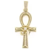 7-Gold Cross Eye Pendant