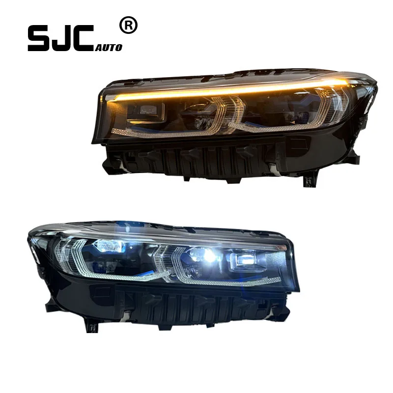 SJC Auto for BMW 7 Series G11 G12 730 740 750 X Drive OEM Laser Headlamp Factory Car Front Light Laser Head Lamps Turn signal