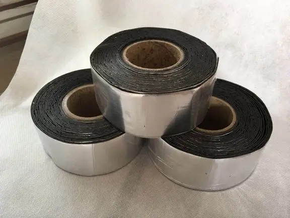 Waterproofing Self Adhesive Bitumen Aluminum Foil Flashing Tape - Buy ...