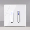 2 gang 1/2 way-white