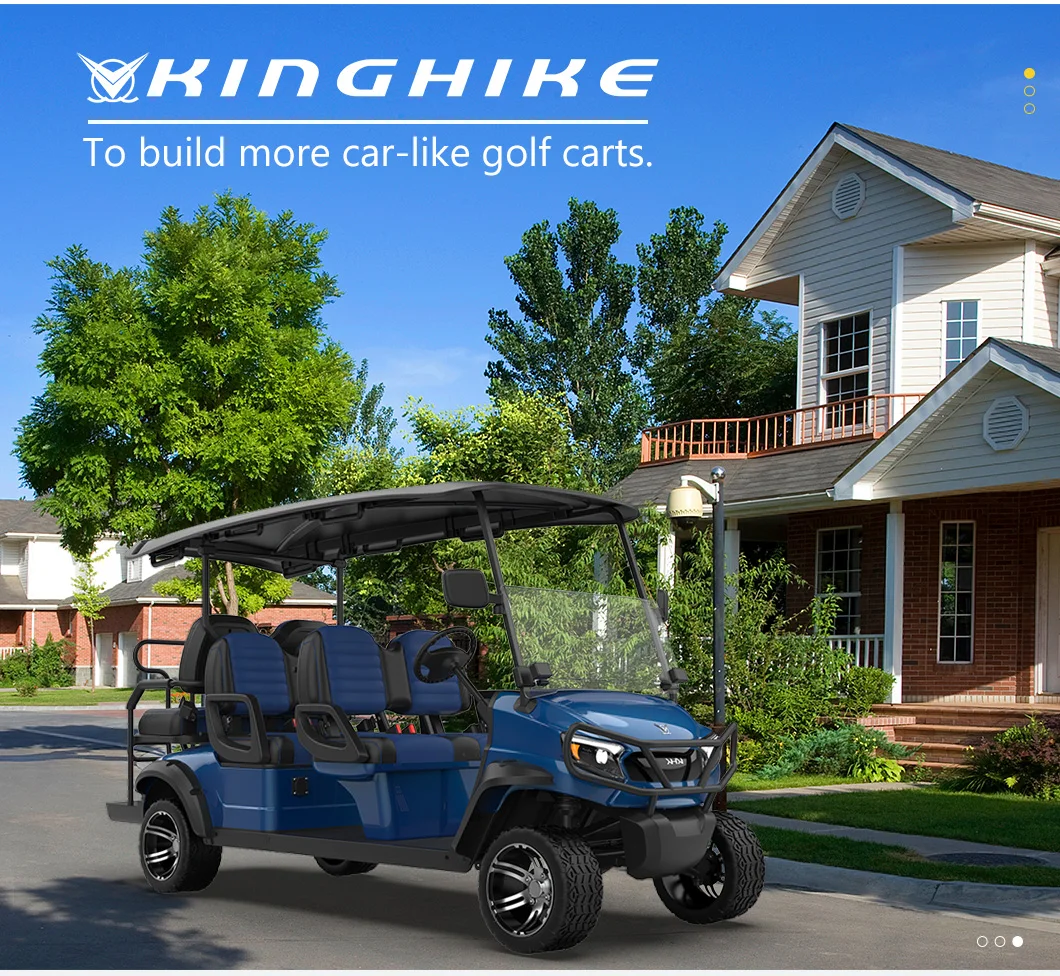 2022 New Design Street Legal Personal Lifted Electric Club Car 6 Seater