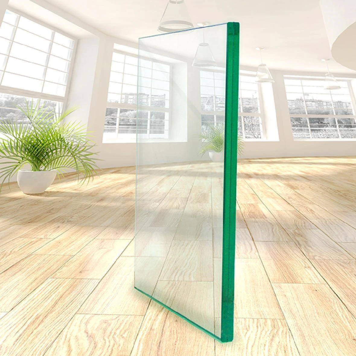 product 638mm 838mm clear colored pvb sgp laminated safety tempered glass for balustrades handrails decoration-4