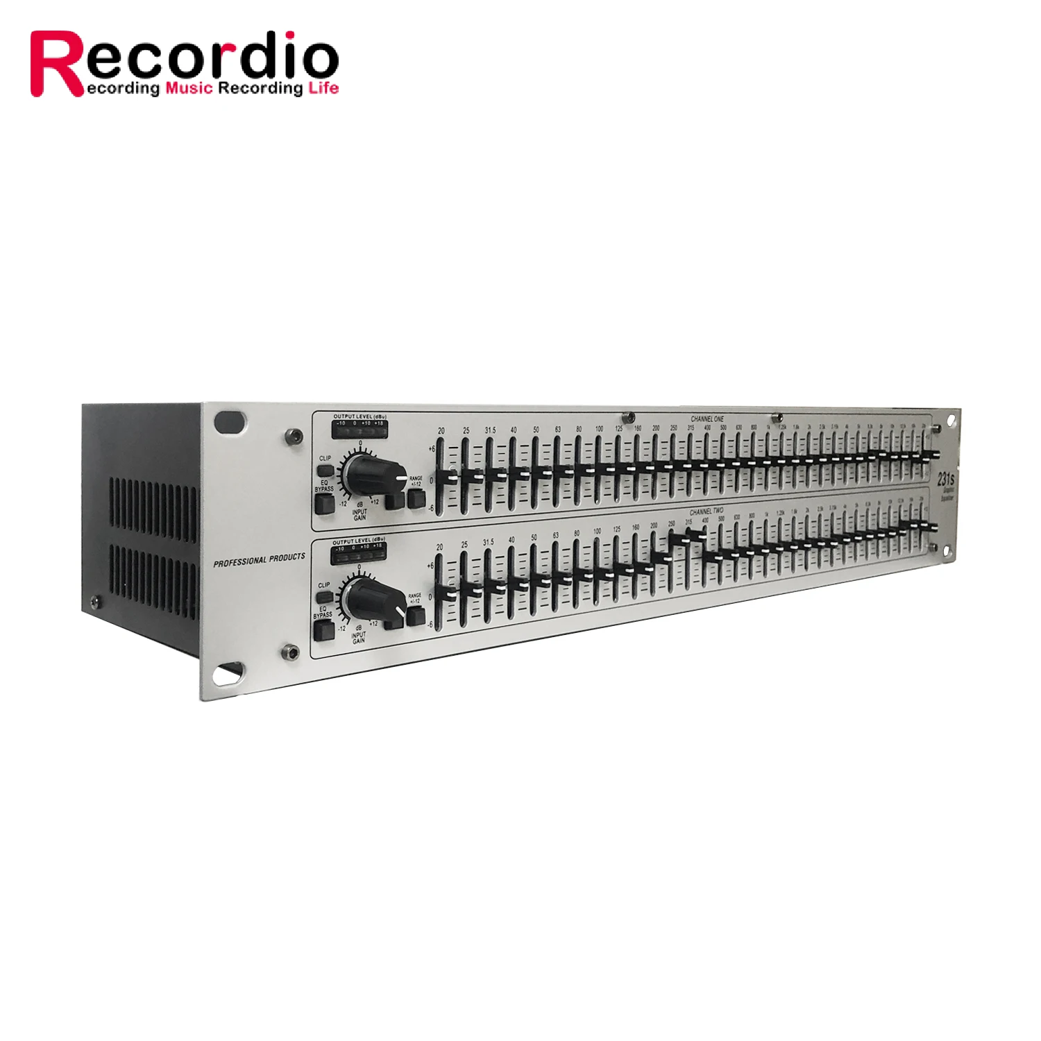 GAX-231S Dual Channel 31 Band Graphic Equalizer for Pro Sound