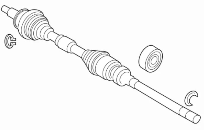 FTD5-25-50XA FTD5-25-60XA Drive Shaft for FORMAZDA CX.3 2WD