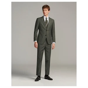 Fast Delivery Atrovirens 2 Pieces Business Wear Handsome Suit for Men Formal,groom Men Nice Suits,men Suits Wedding Slim Fit