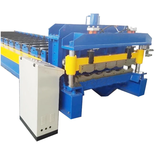 Машина для формования рулонной плитки из гофрированного листа Стальная Плитка 0 3-0 8 мм толщина прокатки 300H сталь Cr 12 высококачественная