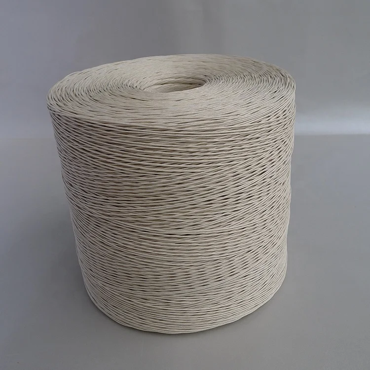 
Оптовая продажа, натуральная мягкая плетеная бумажная веревка для рукоделия сумки 