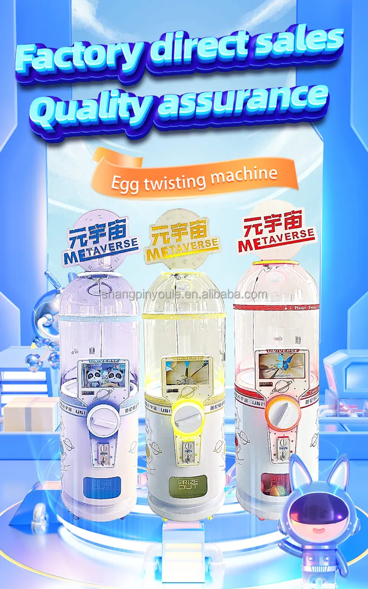 MINI Cute Gachapon Machine - Candy Egg Twist Card Gacha