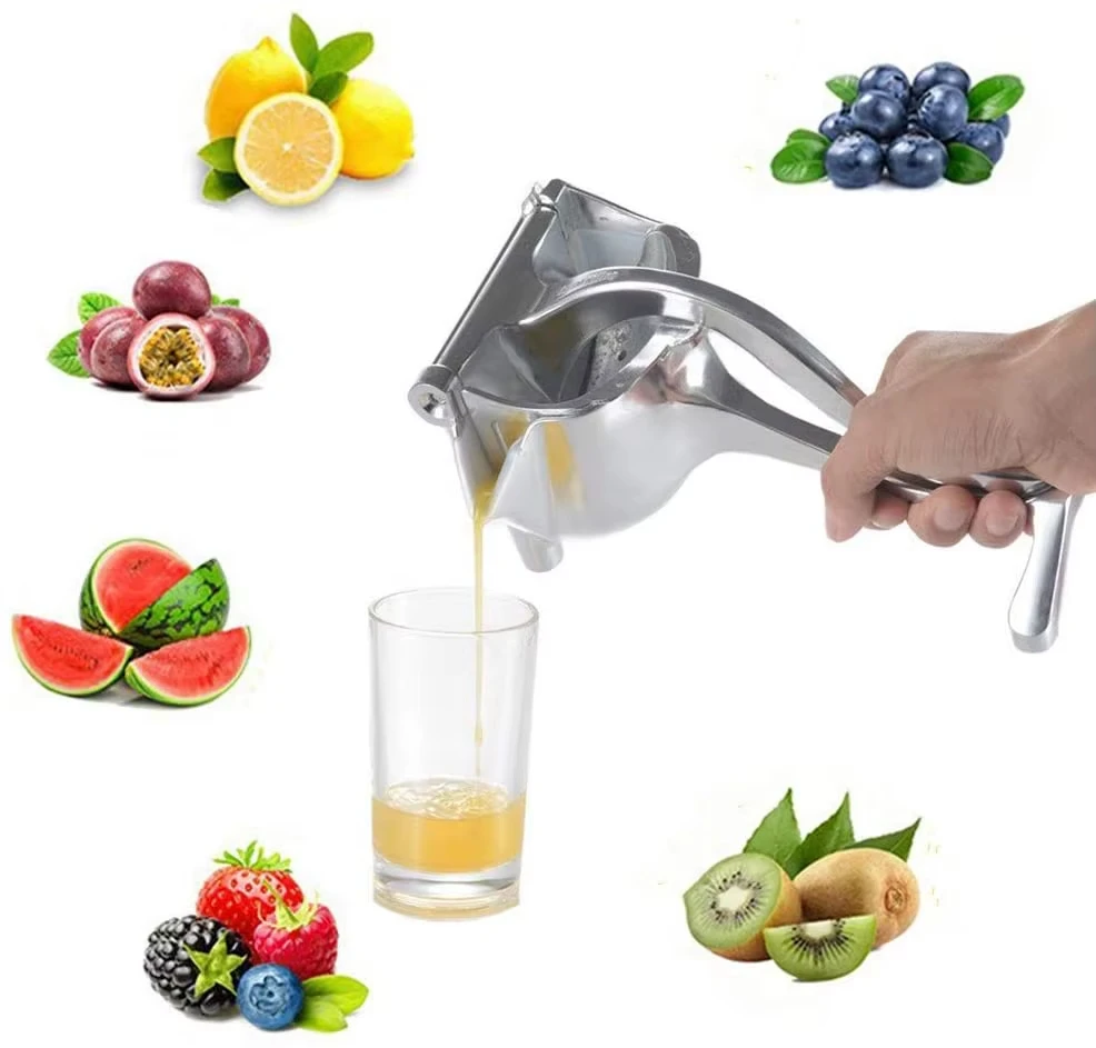 Manual Fruit Juicer Alloy Citrus Press Heavy Duty Hand Press Fruit Juicer Detachable Lemon Lime Juicer
