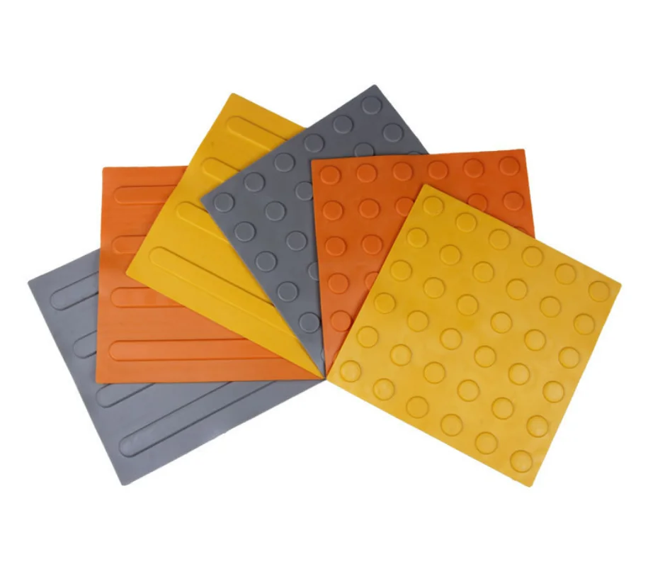 Foshan Tile Polyurethane Tactile Indicator Paving Plate With Studs for Safety Pavement Anti Slip Flooring