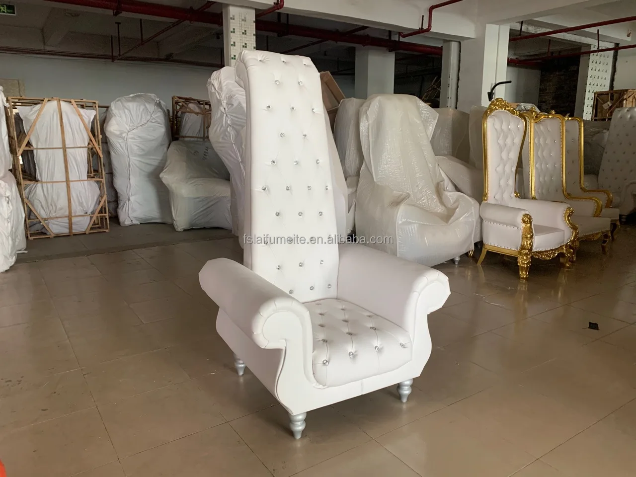 Wholesale Chinese King Throne Chair And Queen Chair Rental,Princess Throne Chair For Sale,Luxury