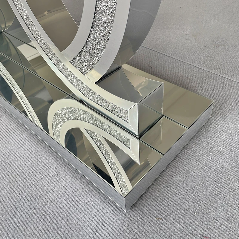 Elvarenae Celene Double-C Mirrored Console Table — product detail