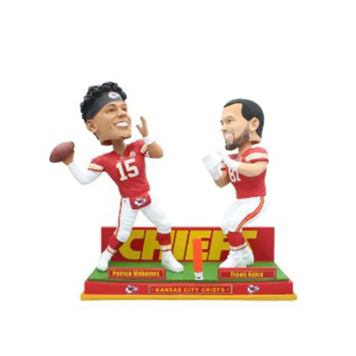 NFL ボブルヘッド 限定品 パトリック・マホームズ/カンサスシティ・チーフス カンザスシティチーフズパトリックマホームズ & トラビスケルス