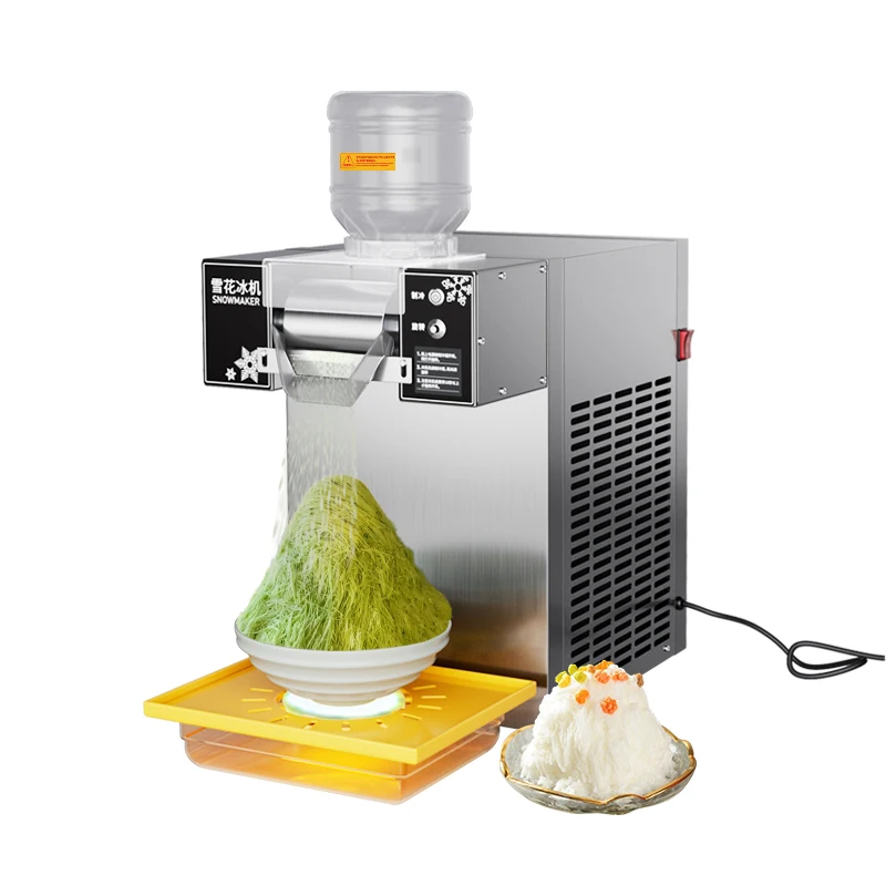 Automatic Commercial Snowflake Ice Machine - Stainless Steel, Easy ...