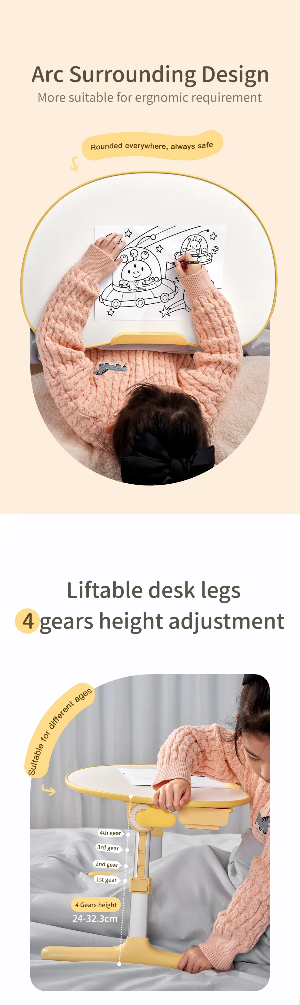 Folding Table For Kids Portable Activity Table Study Table For Kids