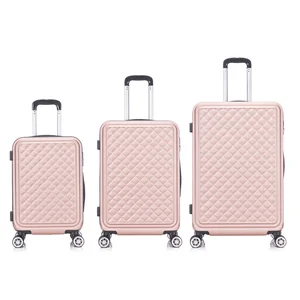 Wholesale OEM Carry on Suitcase Luggage Sets Hard Shell ABS Travelling Trolley Suit case Luggage Sets