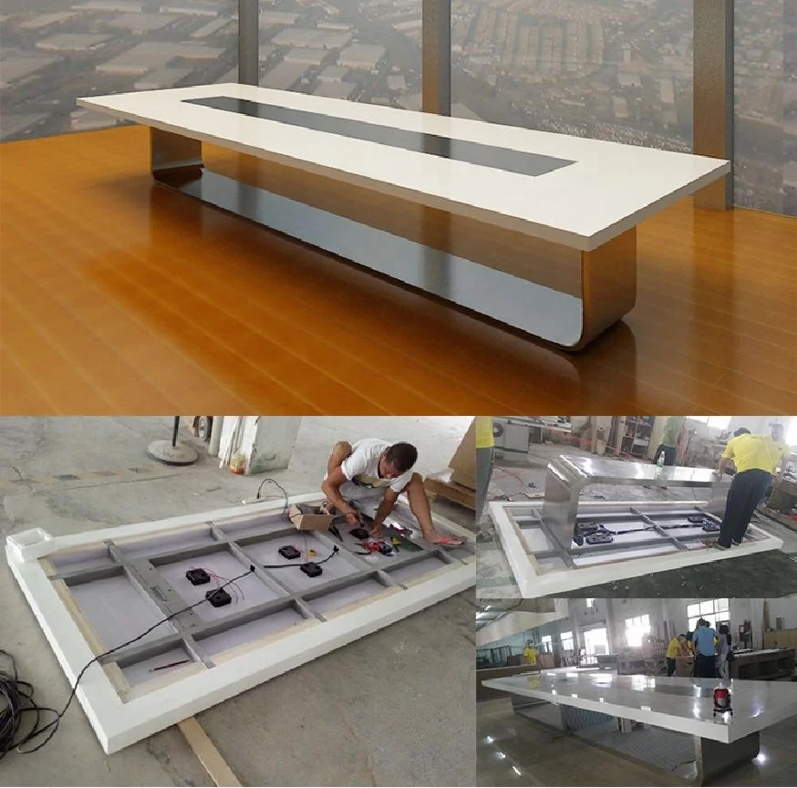 Rectangle Long Working Desk Modern Meeting Room Table Design Office Conference Table
