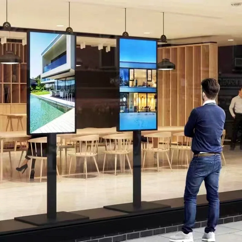 32 43 49 55 65  Inch  LCD Advertising Screen 2K4K  Shop Window Display Outdoor Digital Signage and Display