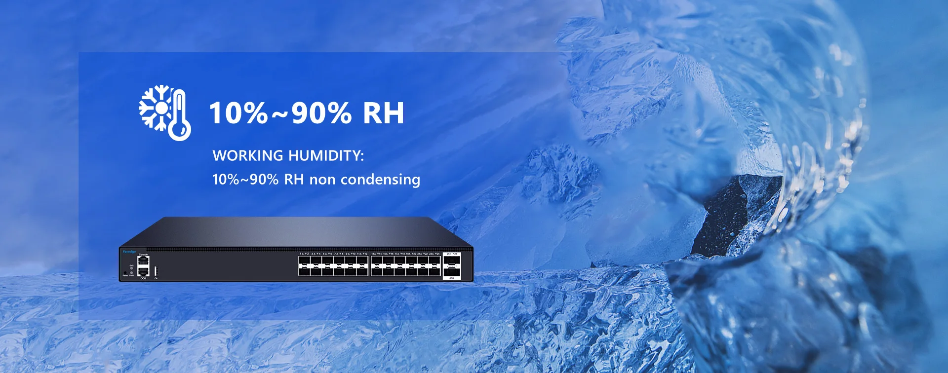 S6700-24TF-2QF L3 Managed Switch with 2 100G QSFP28 Uplink for Data Center Enterprise Core Network